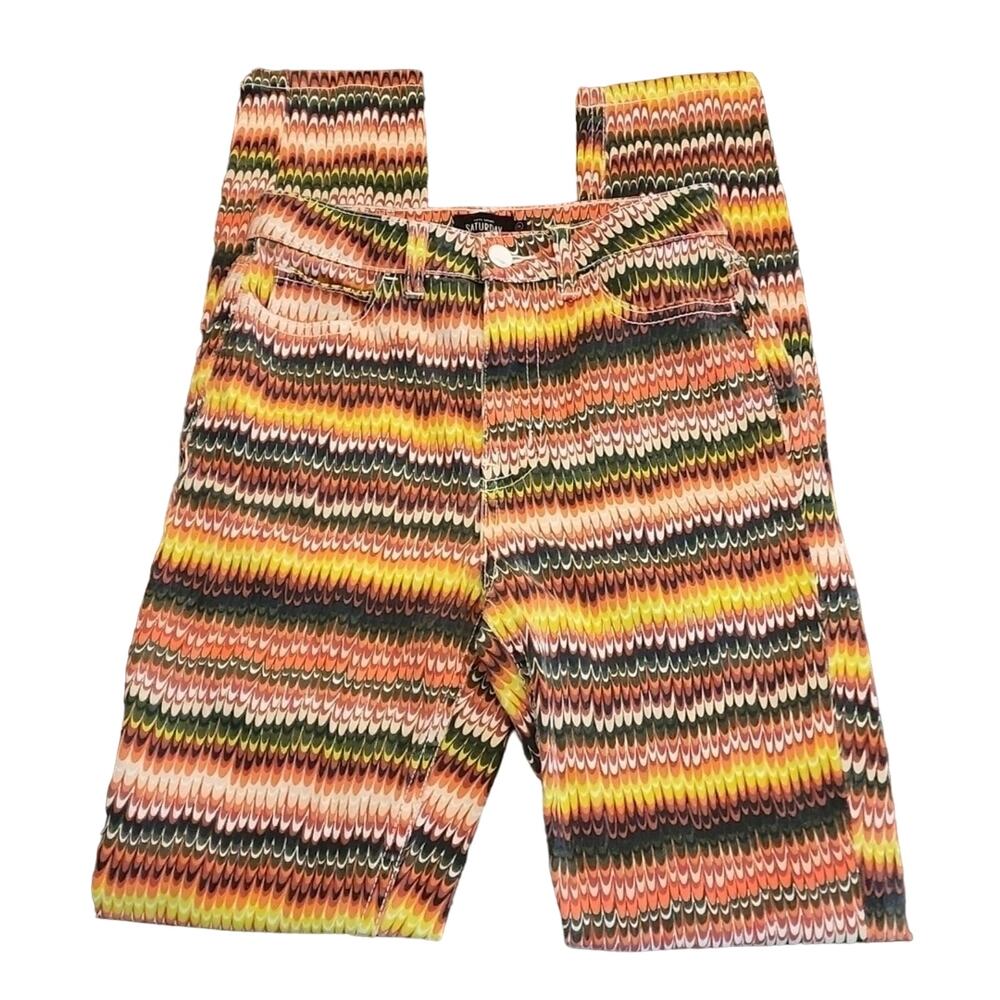 Kate Spade Saturday Geometric Print Jeans, 25